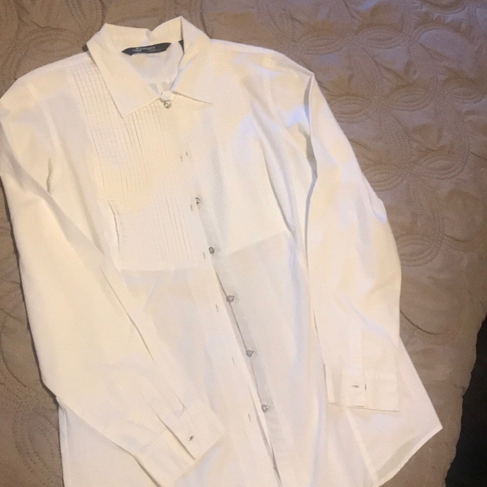 Tuxedo Shirt with bling